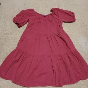 Women's Magenta Swing Dress